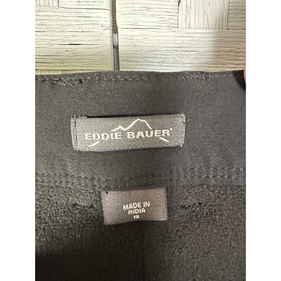 Eddie Bauer women’s black lease lined winter pants, cozy core water resistant - Picture 4 of 11